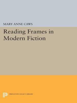 cover image of Reading Frames in Modern Fiction